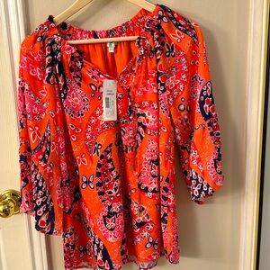 Jade blouse floral🌸🌺❤️